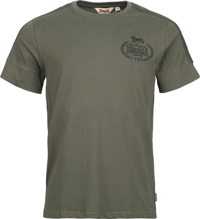 Lonsdale London BREOCK Heren T-shirt - olijf - S