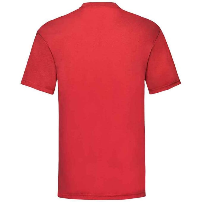Fruit of the Loom Heren Valueweight T-Shirt (Rood)