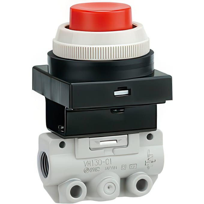 SMC 3/2-Weg Mechanische Roller Ventiel M5x0.8 - VM132-M5-00A