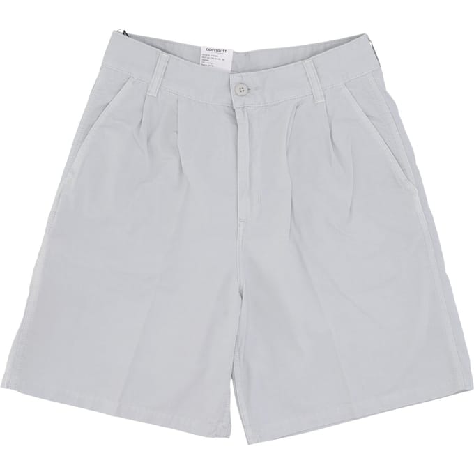 Colston Short Sonic Silver Garment Dyed korte herenbroek