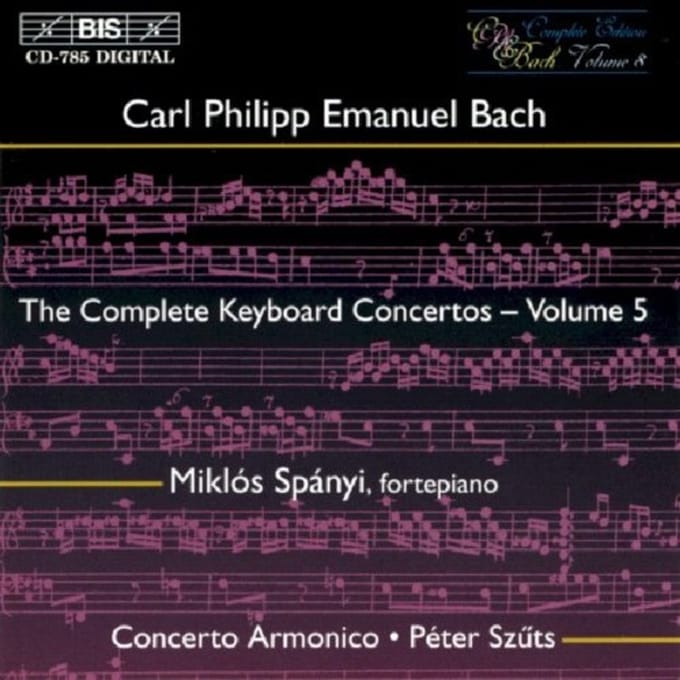 Miklós Spányi, Concerto Armonico - C.P.E. Bach: Keyboard Concertos Vol.5 (CD)