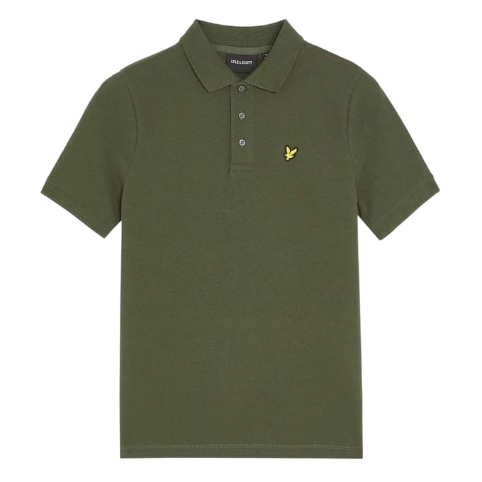 Lyle & Scott Heren Geborduurd Logo Poloshirt (Diepe Diepten)