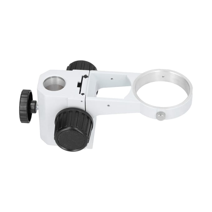 76mm Microscoop Verstelbare Focusbeugel voor Trinoculaire Binoculaire Stereomicroscoop 32mm Kolom white