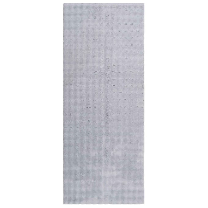 vidaXL - Binnen - kleed - SIROLO - Grijs - 80 - x - 200 - cm - Polyester - Medium - Pile