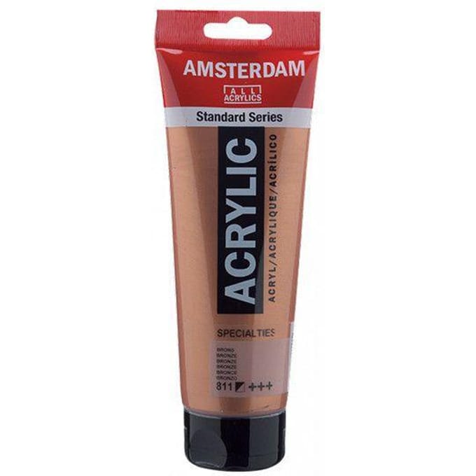 Peinture Acrylique en tube - Bronze - 811 - Amsterdam - 250ml bronze