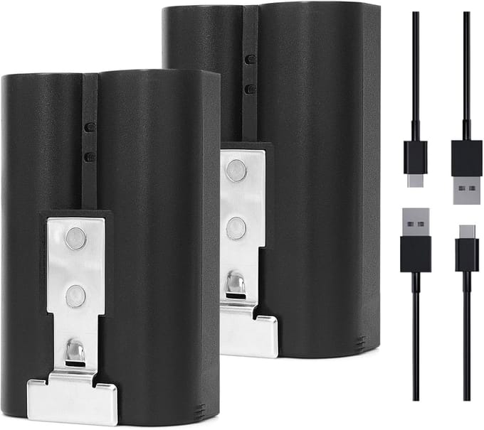 Oplaadbare Deurbel Batterij - Reserve Accu - Camera Beveiliging - Dubbele Capaciteit - 6040 mAh