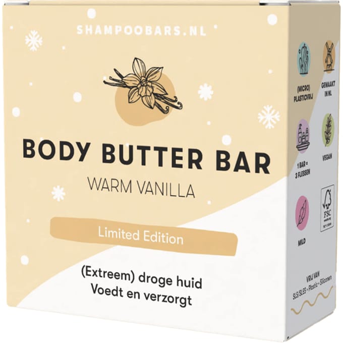 SOLYD Body Butter Bar Warm Vanilla 45gr