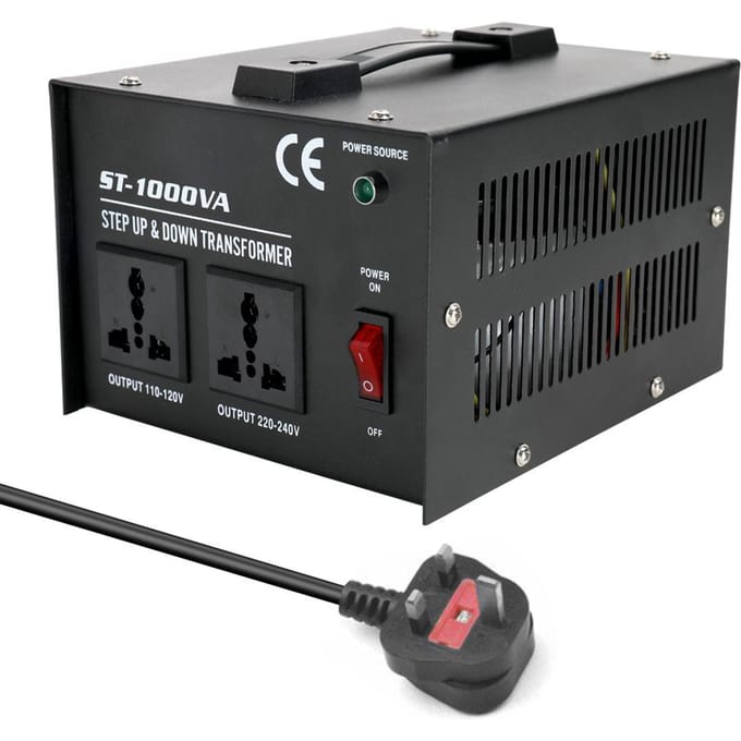 Intelligente Efficiënte Step Up Down Transformator ST-1000W Huishoudelijk Elektrisch Apparaat Spanning UK Plug