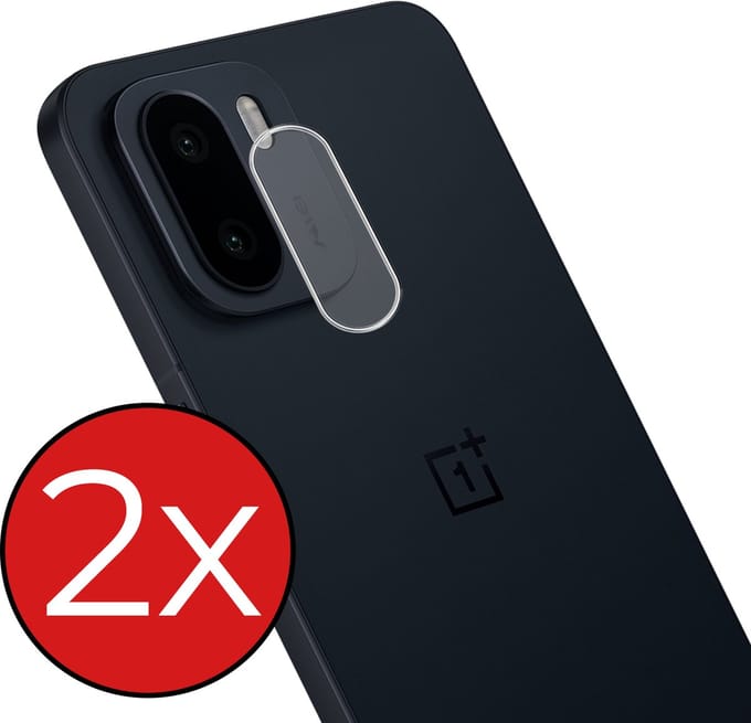 Camera Lens Protector - 2 Stuks - Geschikt voor OnePlus 15R - Camera Screenprotector - Beschermglas - Gehard Glas - Tempered Glass - Screen Protector