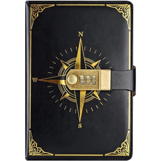 Swiphi® Dagboek - Dankbaarheidsboek - Met slot - 22x15cm