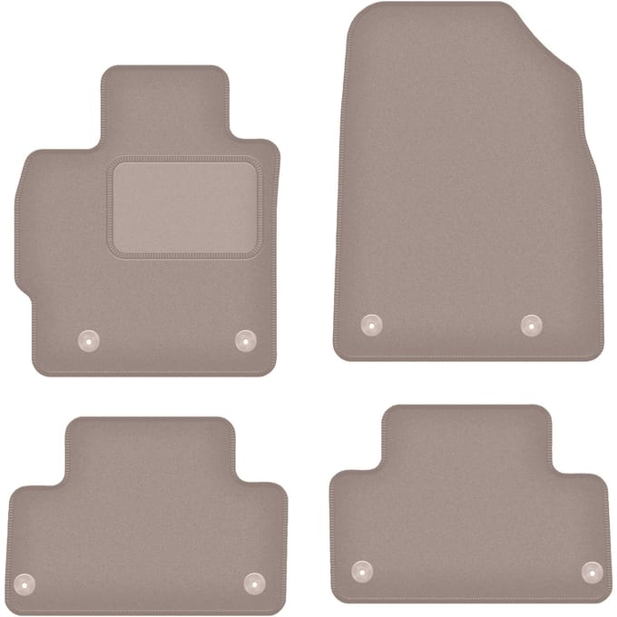 Beige veloursmatten voor: Mazda CX-7 SUV (2006-2009)