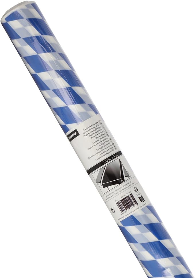 Oktoberfest Bayern tafelkleed plastic op rol 20 x 1 m