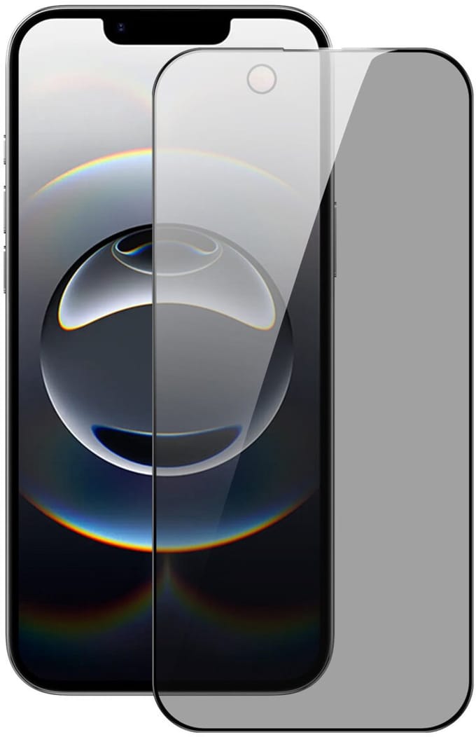 Dux Ducis - Privacy Screenprotector - Geschikt voor Apple iPhone 16E - Tempered Glass - Zwart