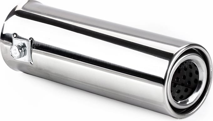 AMIO Uitlaat Sierstuk RVS - universeel - 31-45mm - verchroomd
