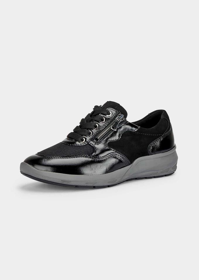 Sneaker met dempende loopzool - zwart - Gr. 36 van Goldner Fashion