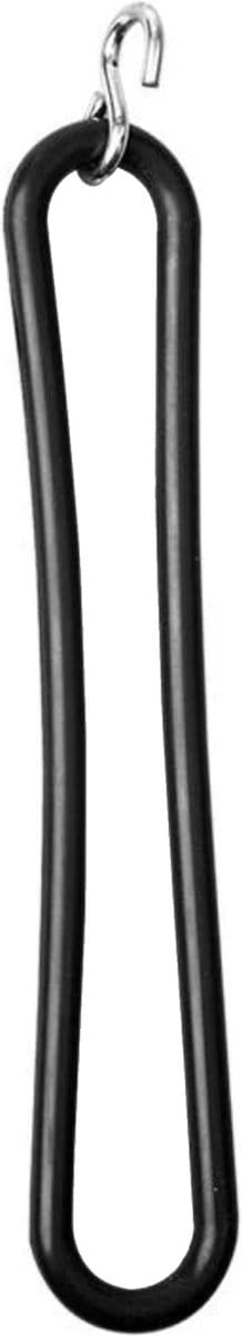 ProPlus Spanrubber met S-haak - 20 cm - zwart - ideaal voor kamperen en trailers