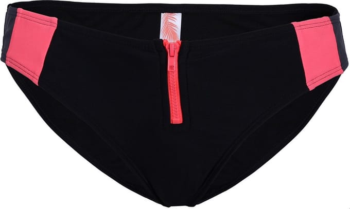 Zwarte bikinislip met rits