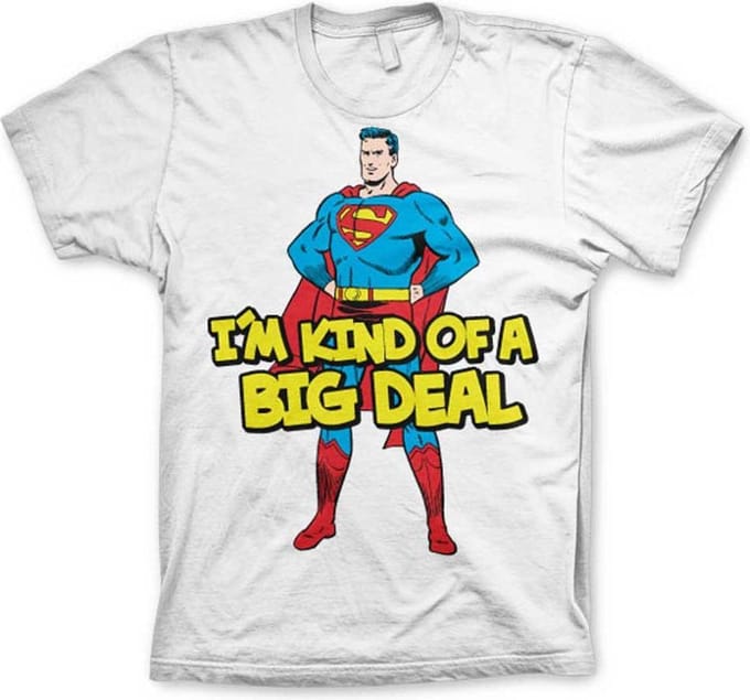 DC Comics Superman Heren Tshirt -L- I'm Kind Of A Big Deal Wit