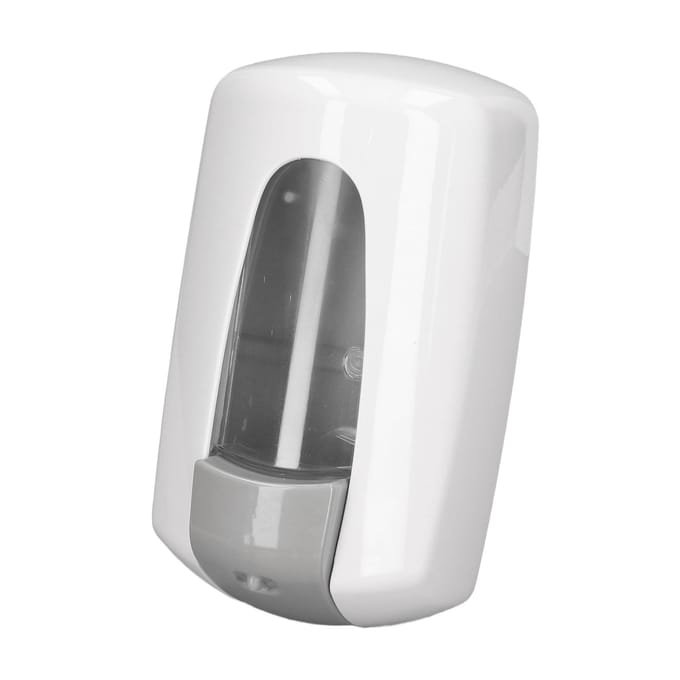 Zeepdispenser 1000ml Groot Handpersmodus Ruimtebesparend Economisch Handmatig Shampoodispenser white
