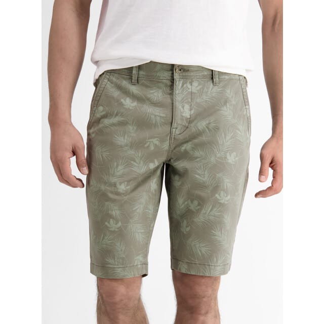 Lerros - Chino Short - Heren - W34 - 683 ORIGINAL OLIVE - Katoen - 2569241