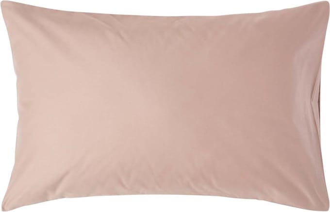 Homescapes Luxe Satijn Kussensloop 50x75 cm – Beige – 100% Egyptisch Katoen – Draaddichtheid 1000