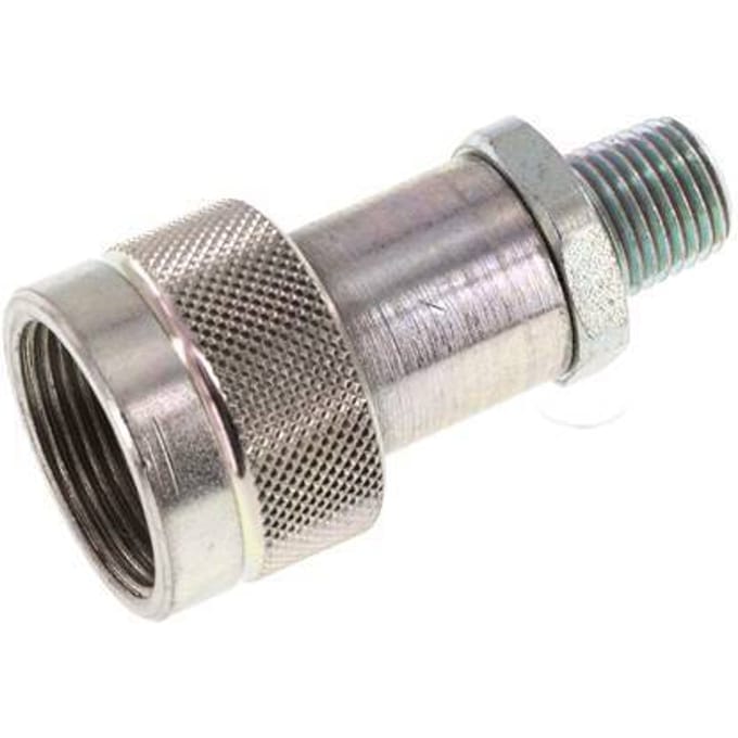 Stalen DN 6.3 Hydraulische Koppeling Snelkoppeling 1/4 inch NPT buitendraad ISO 14540 D 15.9 mm