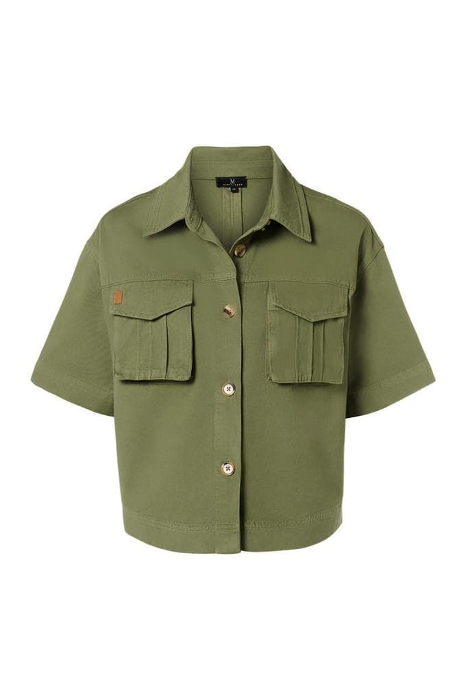 Lina Blouse Olijfgroen