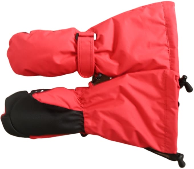 Ducksday Wanten – Warm, Waterdicht & Winddicht – Gerecycled Polyester –Rood - Maat S - 2-3 jaar