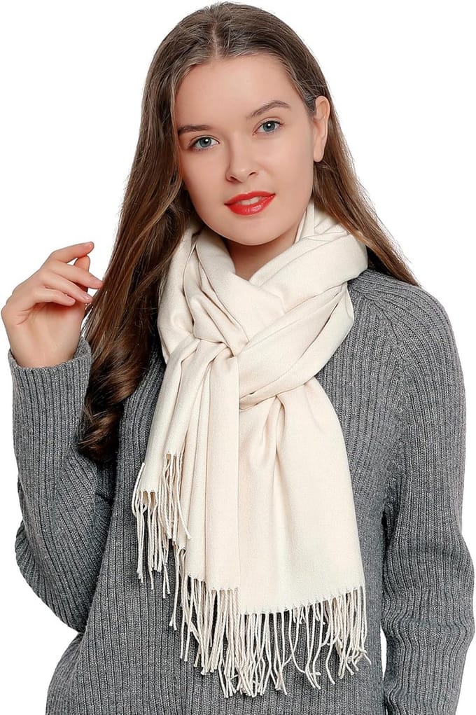 Grote Zachte Dames Sjaal 185x65 cm voor Herfst en Winter