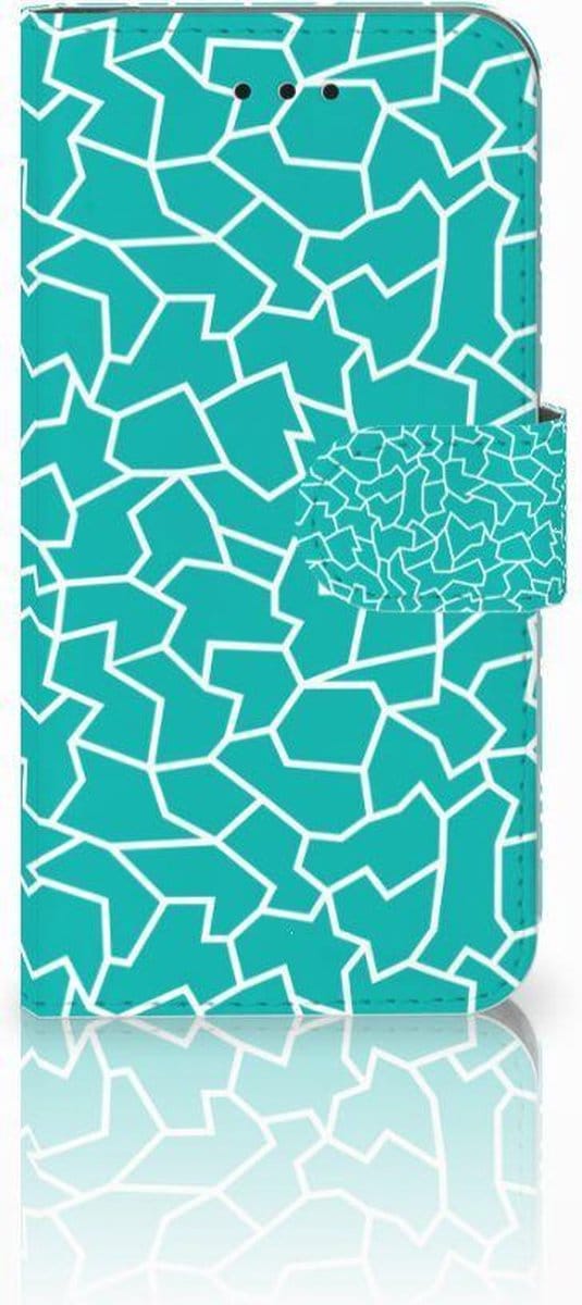 Apple iPhone X | Xs Hoesje Cracks Blue