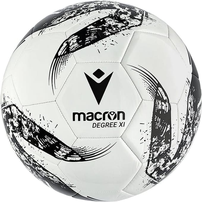 Macron Degree XI (Size 3) Trainingsbal - Wit / Zwart | Maat: 3
