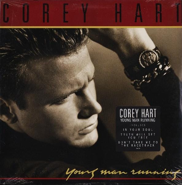 LP Plaat COREY HART - Young Man Running E148752 EMI-MANHATTAN 1988 VS Rock Gebruikt brown