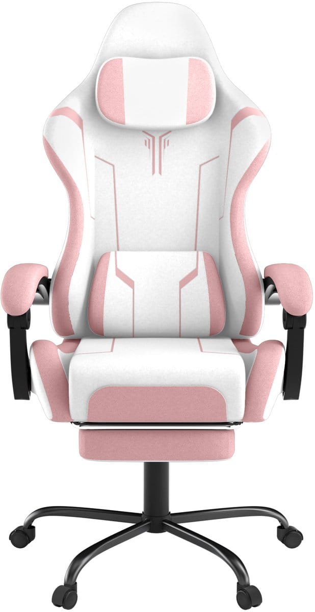 ACXIN Gaming Stoel Ergonomisch - Met Massage & Voetensteun - Roze