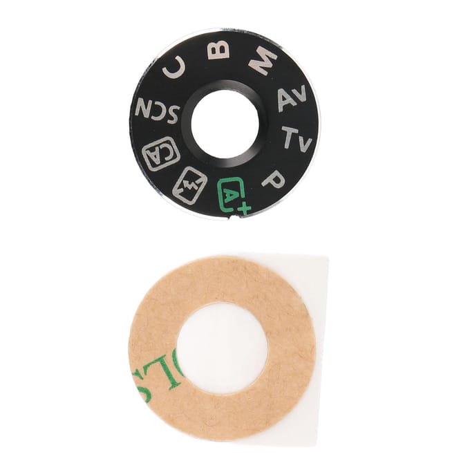 Modus Draaiknop Draaitafel Patch Tag Plaat Naamplaat Vervanging voor 70D Camera Reparatiedelen