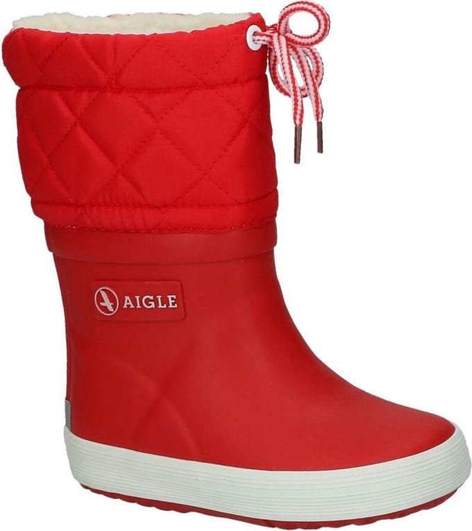 Aigle Giboulee Rode Regenlaarzen  Jongens 34