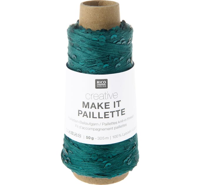 Rico Design Creative "Make It Paillette" - Petrol