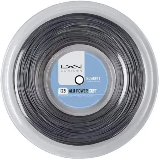 Luxilon Alu Power Soft Rol Snaren 200m-Zilver