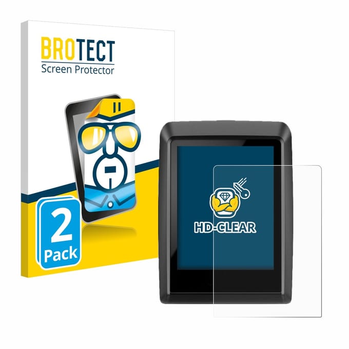 BROTECT - Screenprotector voor Bosch Kiox 500 - Folie Beschermfolie transparant 2 Stuks