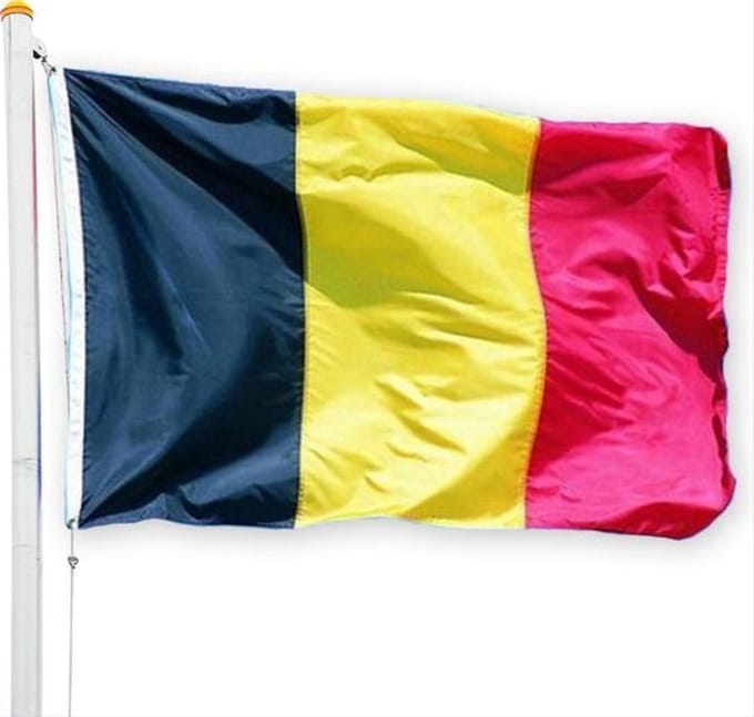 Belgische vlag - Vlag van België - Rode Duivels - 150/90CM - Polyester - Voetbal - WK - EK - CHPN