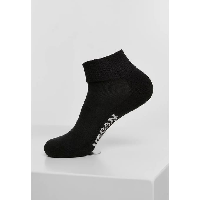 Urban Classics Sokken - High Sneaker Socks 6-Pack - EU 47-50 - zwart