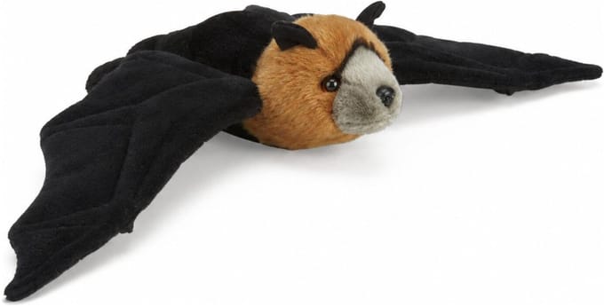 Nature Planet - Pluche vleermuis knuffeldier - 40 cm - Vliegende hond