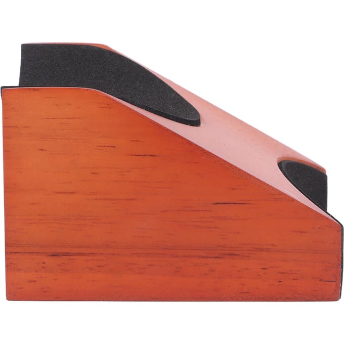 Gitaarhalssteun Massief Hout Stabiele Ondersteuning Draagbare Gitaar Ukulele Halssteun Kussen black