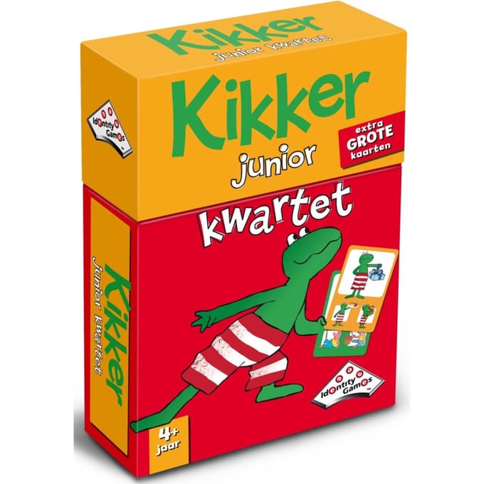 Kikker Junior Kwartet - Kaartspel - Voor peuters en kleuters vanaf 4 jaar
