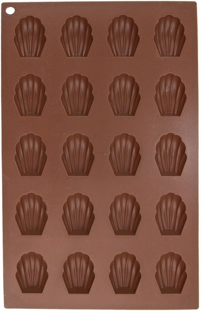 Koekjesvorm Silicone Bruin Zeeschelpen SILLINIE - Bakvorm voor Koekjes