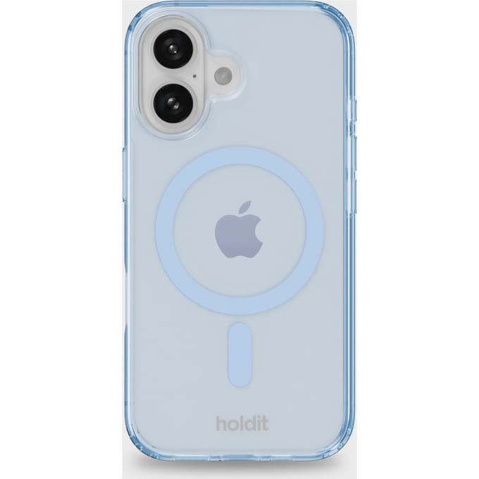 Phone Case Transparent Magsafe Compatible Mineral Blue iPhone 16