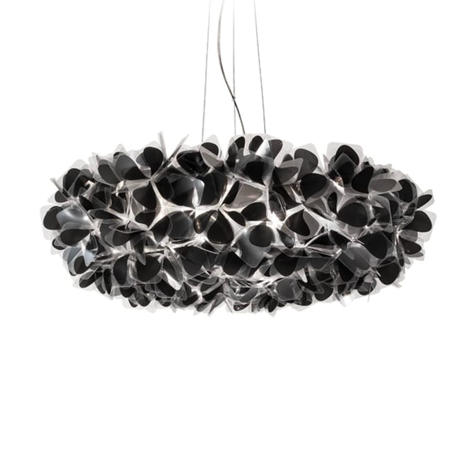 Slamp hanglamp Clizia Mama Non Mama, Ø78cm, zwart/helder