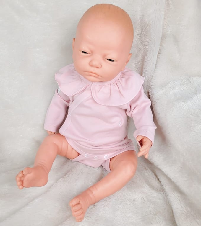 Babidu Romper/Body | Roze | Overslag | 1178 | Newborn | maat 50