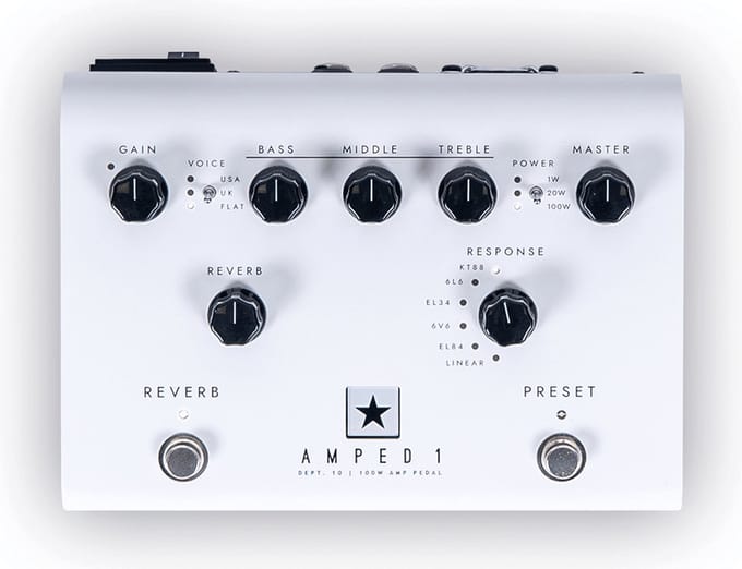 Blackstar Dept.10 Amped 1 - Floor format gitaarversterker - Wit