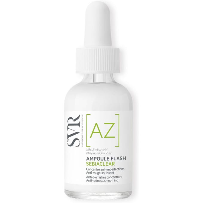 SVR Sebiaclear Ampoule Flash 15% Azelaïnezuur Serum 30ml voor een heldere huid
