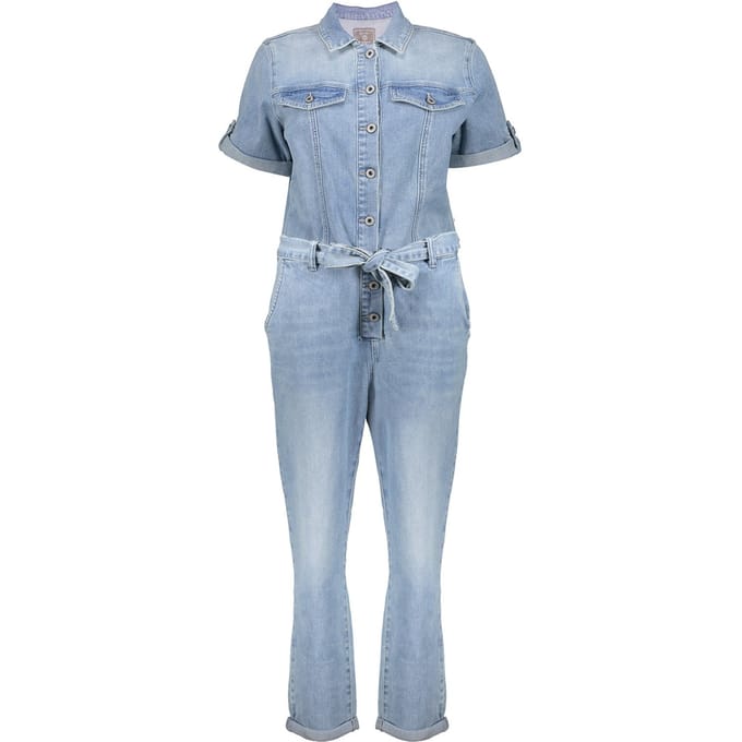 Geisha Jumpsuit Stonebleach Denim Größe: 2XL | Jumpsuits Outlet | Damen | Blau